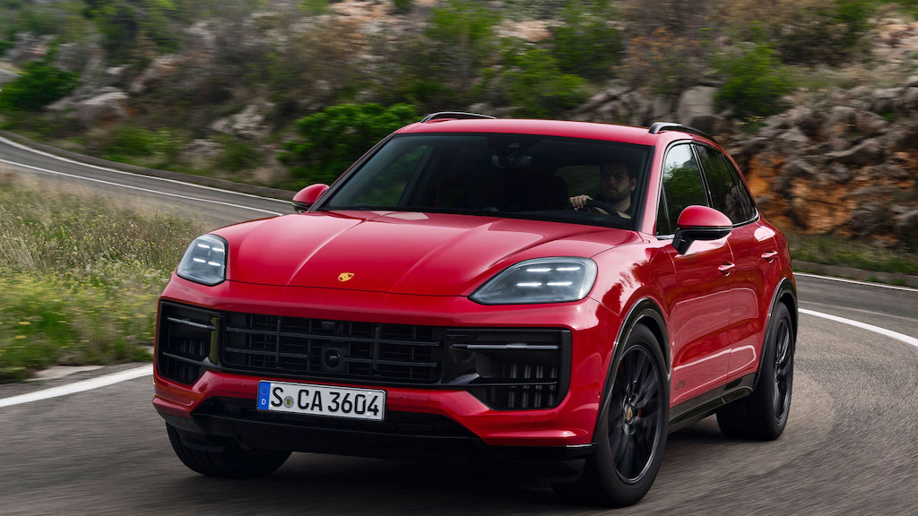 Rumbling through in the New Porsche GTS SUV!