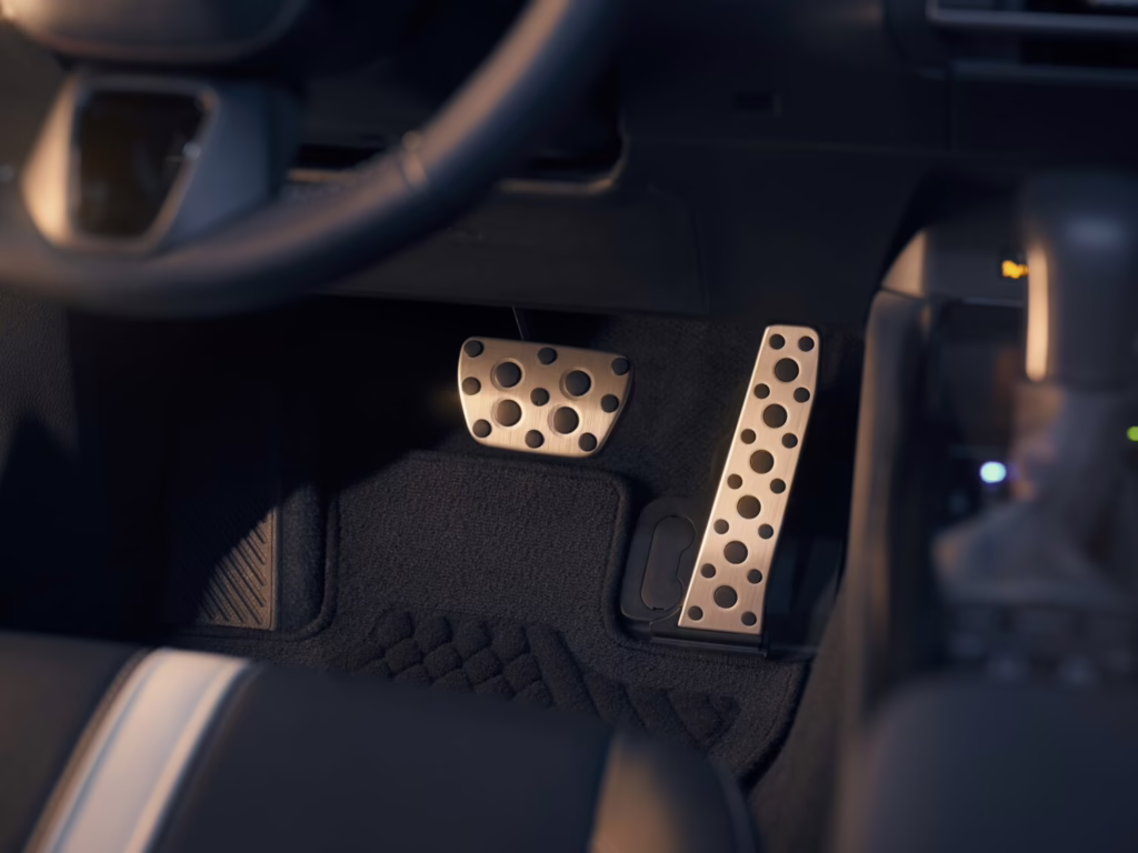 2026 Toyota Camry interior, aluminum pedals. Image courtesy of Toyota