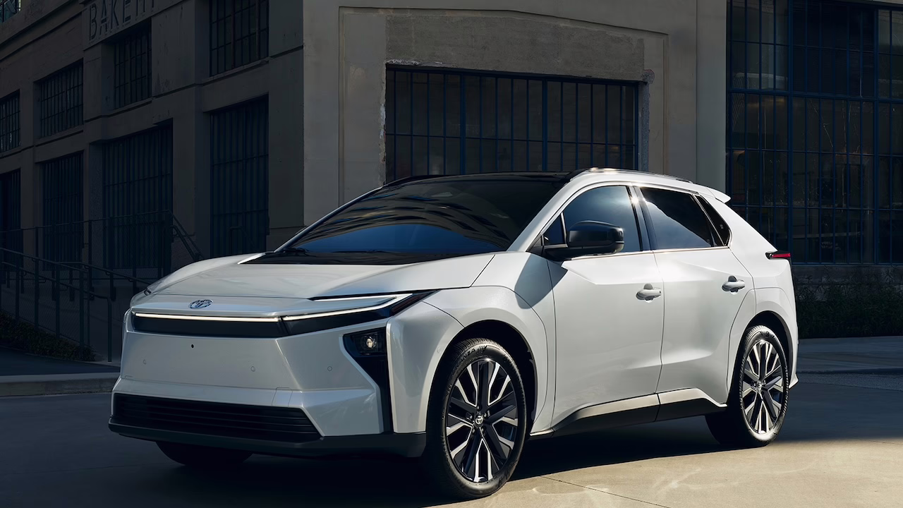 2026 Toyota bZ, front 3/4. Image courtesy of Toyota.