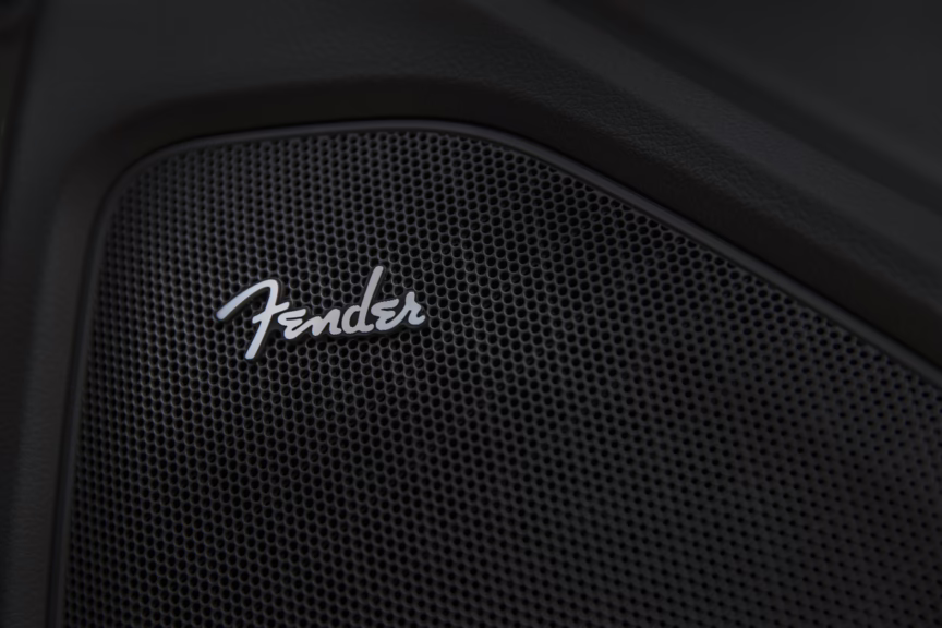 2022 Nissan Fender sound system speaker. Image courtesy of Nissan
