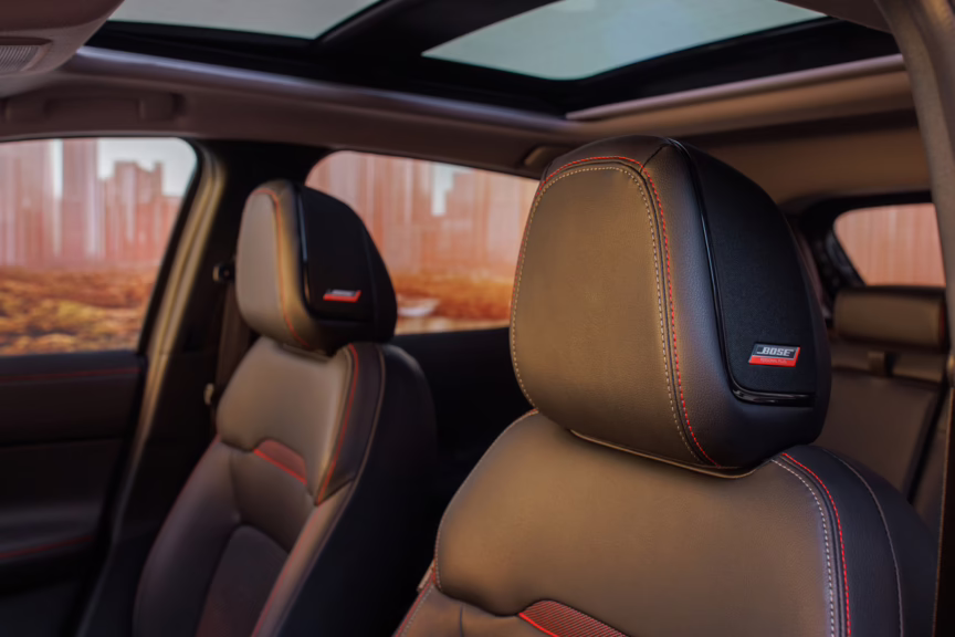 2025 Nissan Kicks Bose sound system. Image courtesy of Nissan