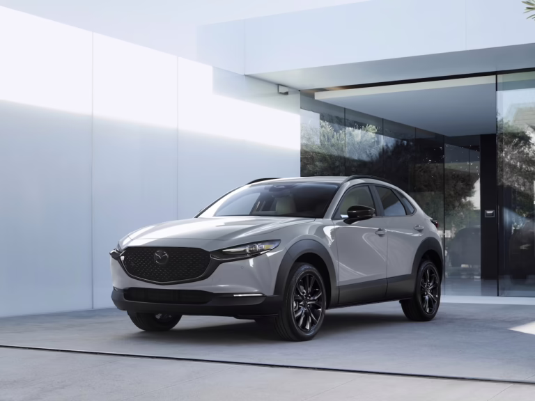 2026 Mazda CX-30 Aire Edition, front 3/4. Image courtesy of Mazda.