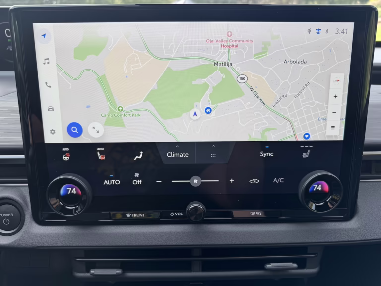 2026 Toyota C-HR 14-in. center display. Image by Robin Warner
