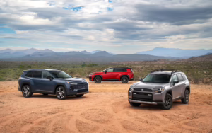 The 2026 Toyota RAV4 Limited, Wilderness, and GR Sport. Image Courtesy of Toyota