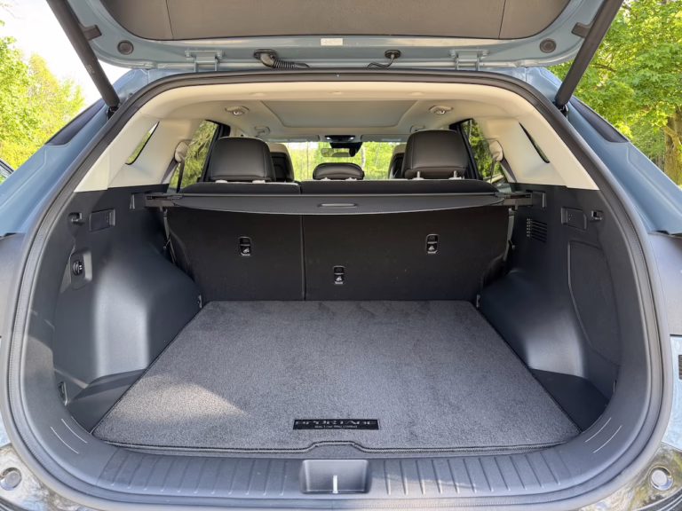 2026 Kia Sportage Hybrid SX Prestige, cargo space - second row up. Image by Robin Warner